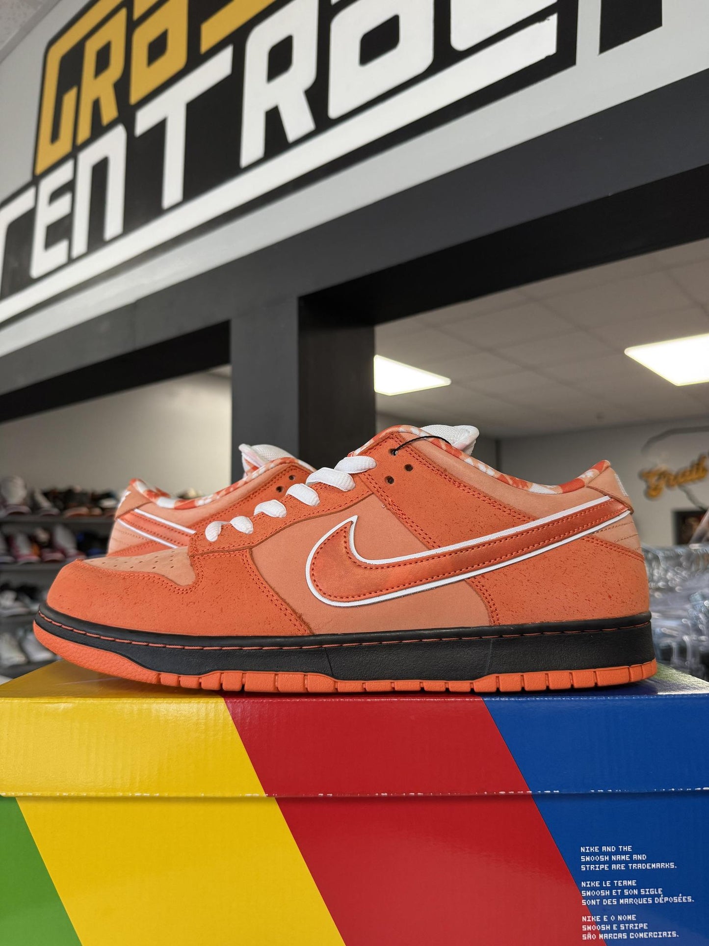 Nike Dunk SB "Orange Lobster" Used Size 14