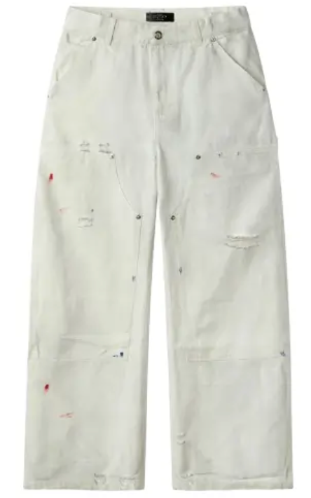HMDD "Big Ed" Carpenter Pants White