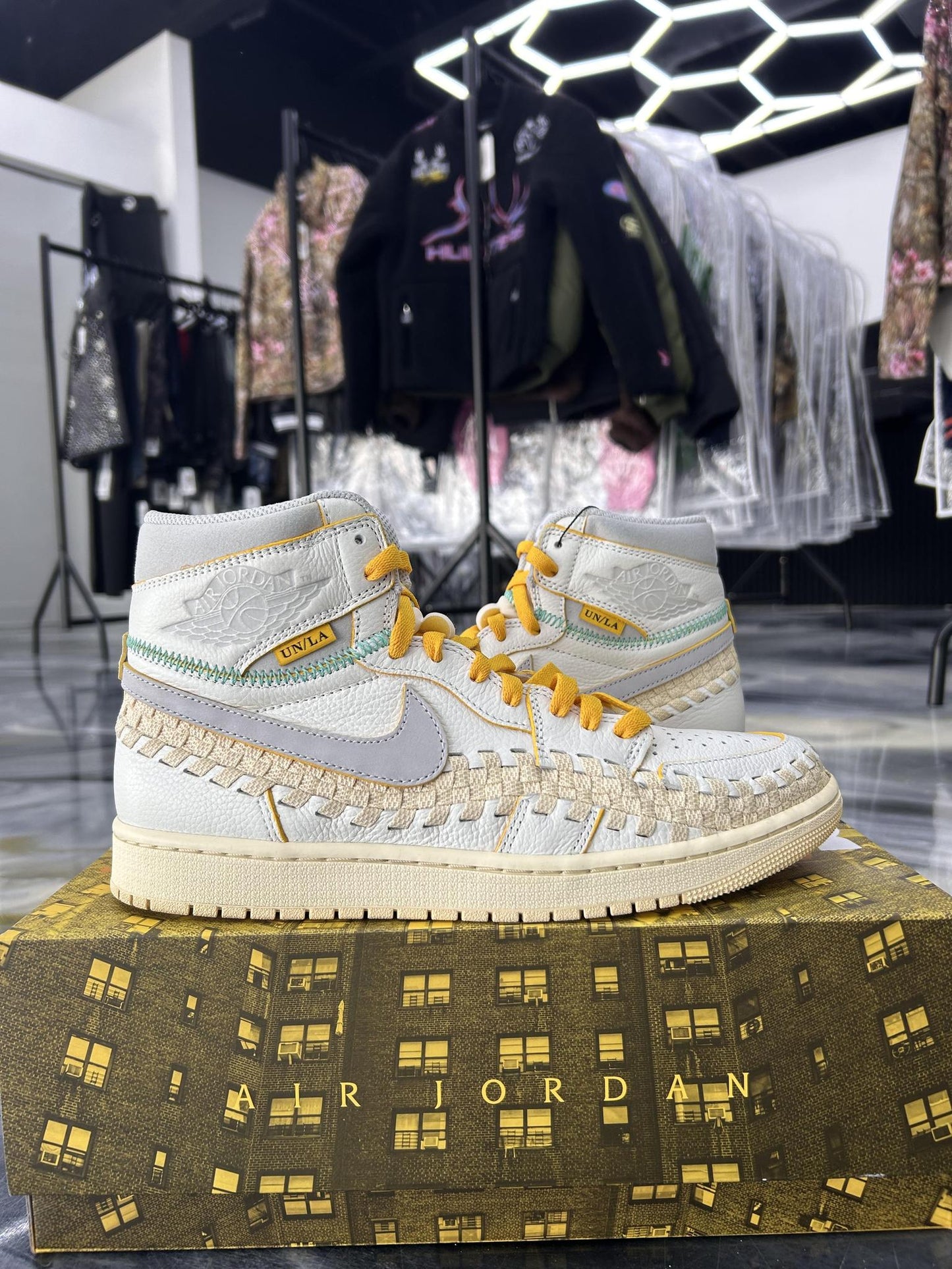 Jordan 1 Union LA "Bephies Supply Summer 96" Used Size 10