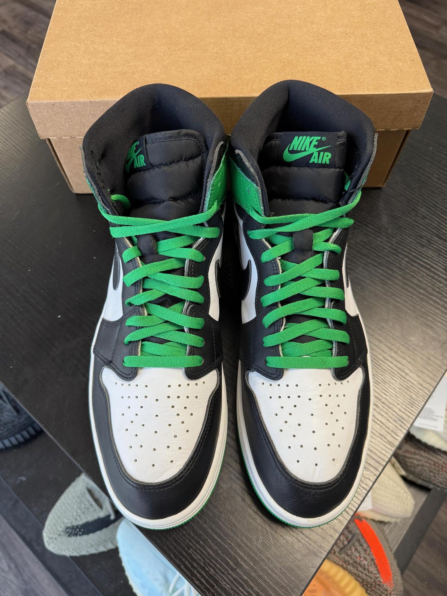 Jordan 1 "Lucky Green" Used Size 14