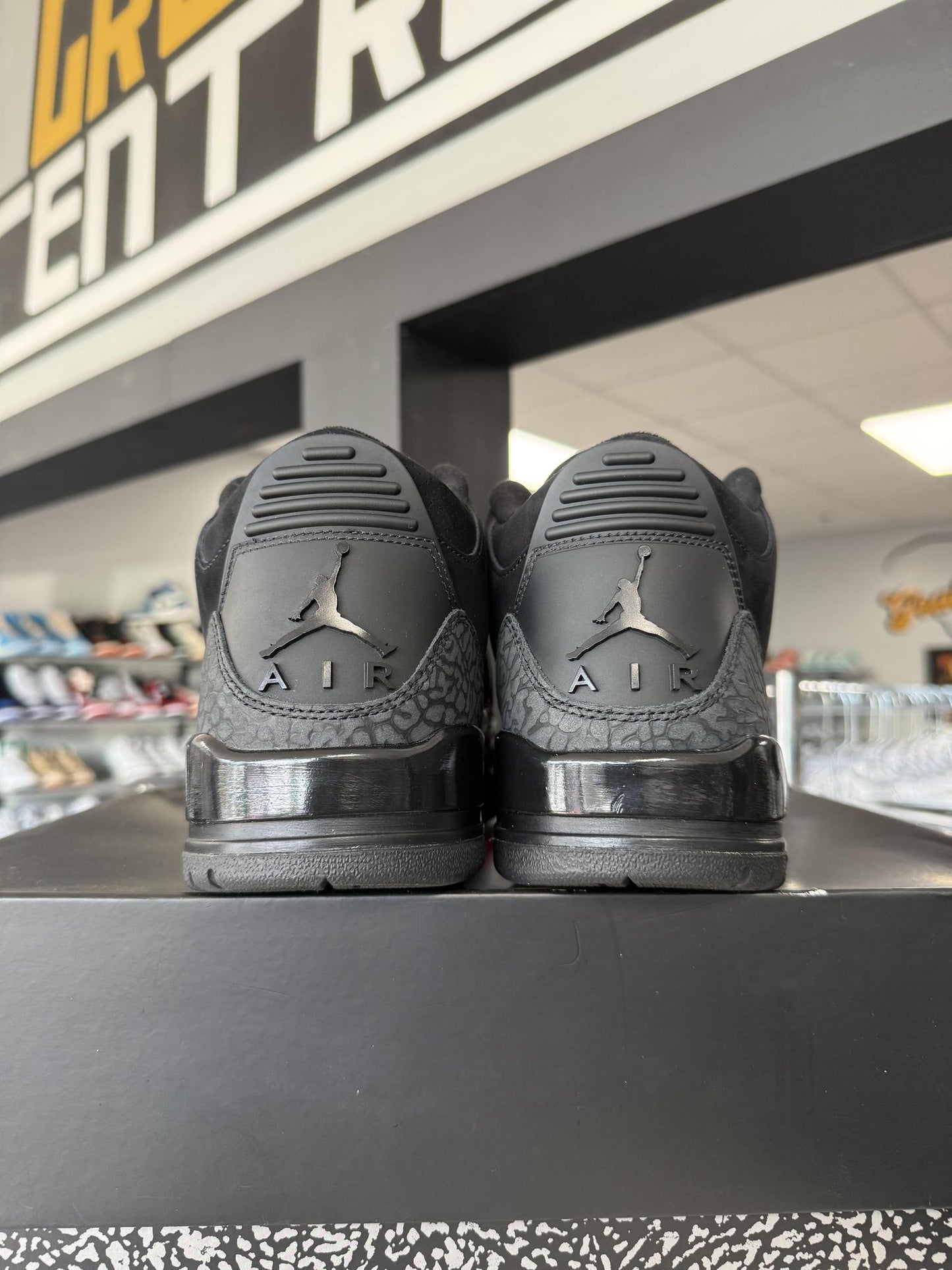 Jordan 3 "Black Cat" Used Size 10.5