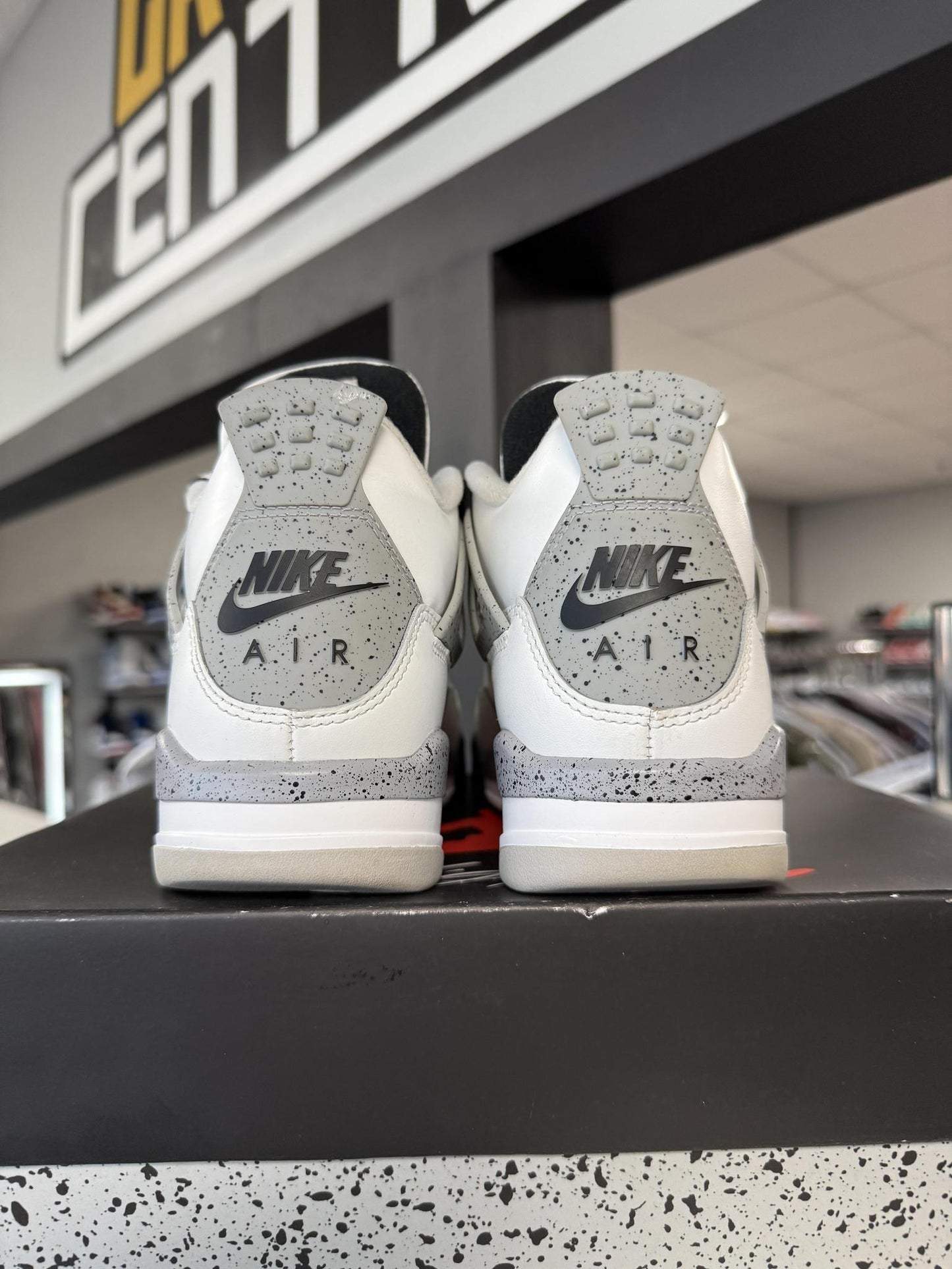 Jordan 4 "White Cement" Used Size 6Y/7.5W