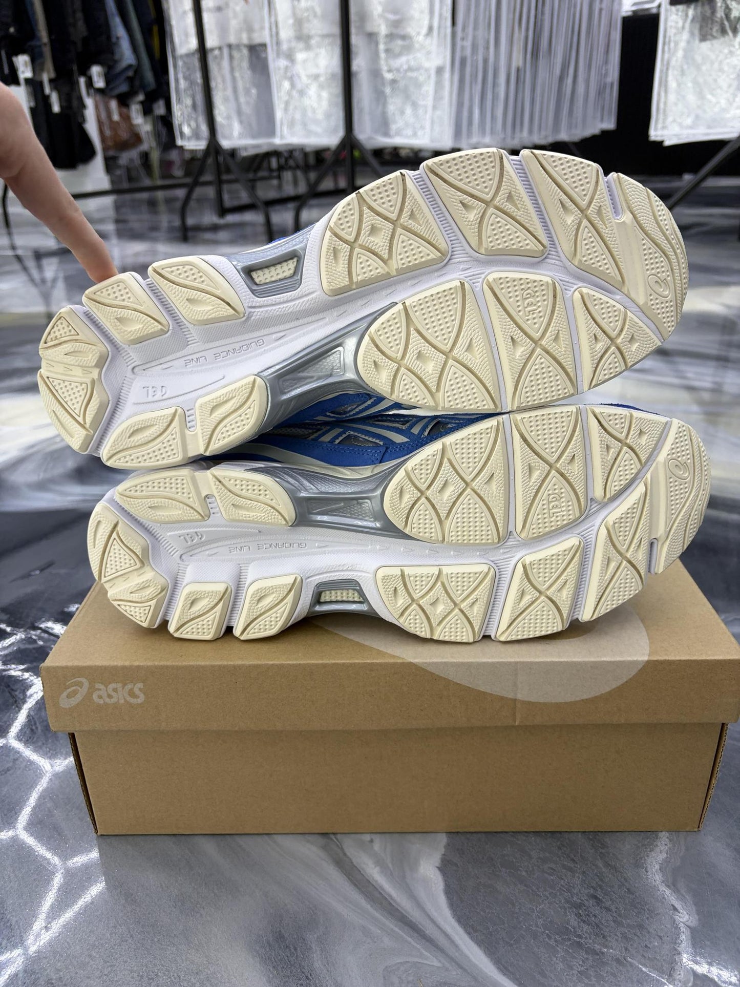 Asic Gel-NYC "White Blue Coast" Size 13