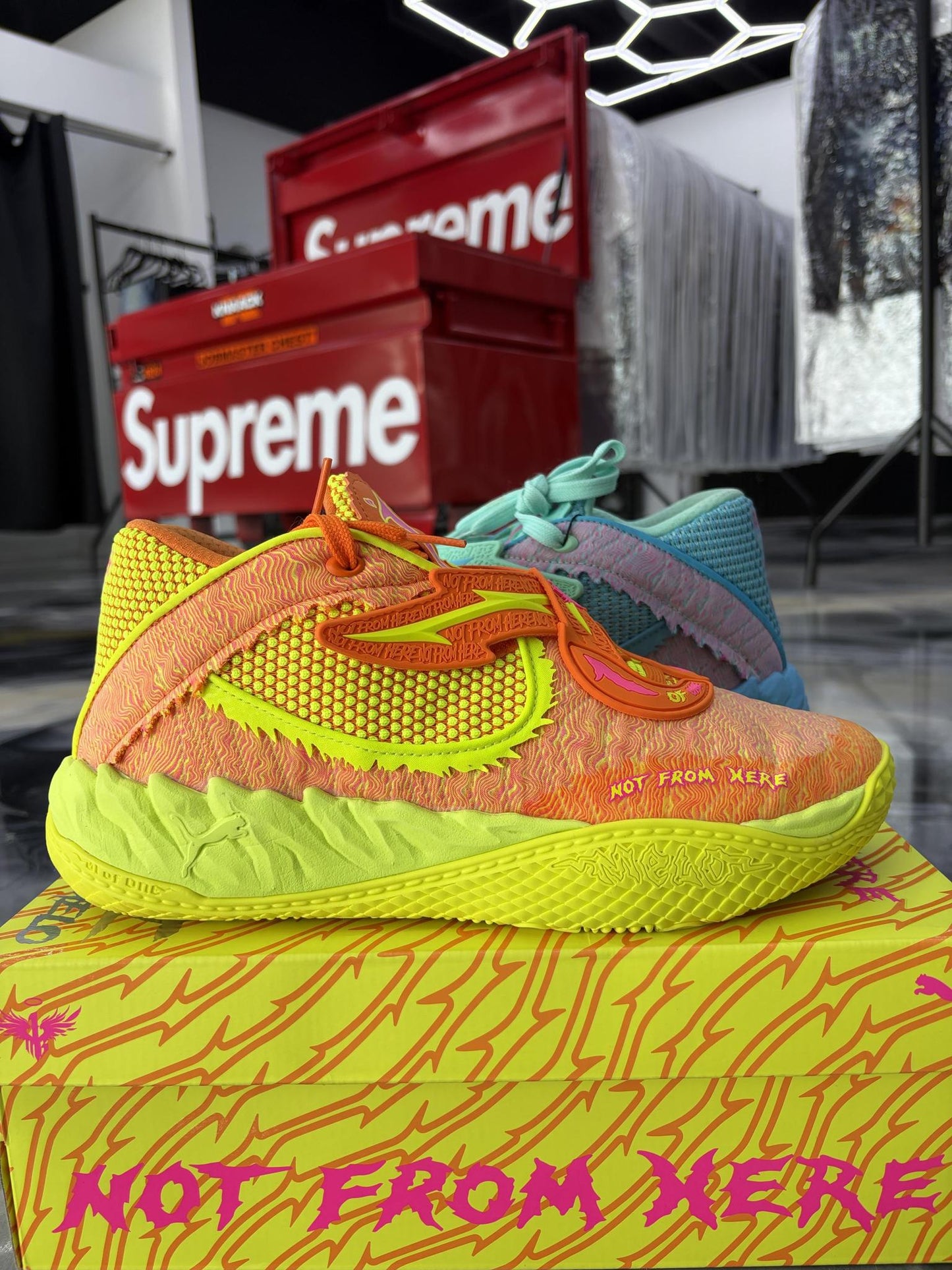 Puma Lamelo Ball "Rick and Morty" Used Size 9.5