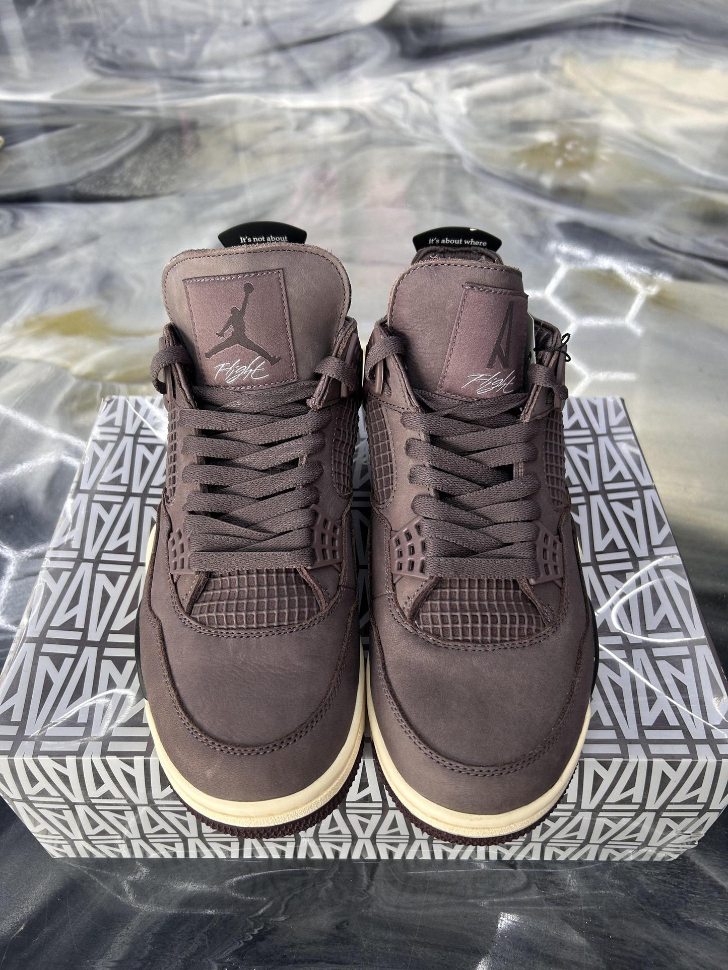 Jordan 4 Retro SP A Ma Maniére "Violet Ore" Used Size 9