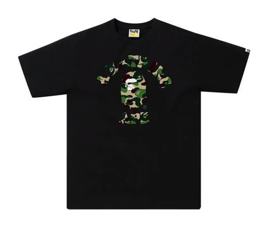 Bape College Tee ABC Camo "Black Green"