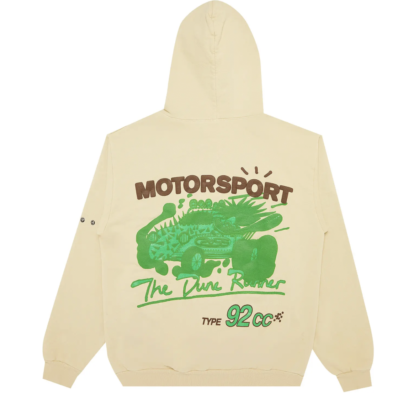 Travis Scott Motorsport Hoodie "Cream/Mocha"