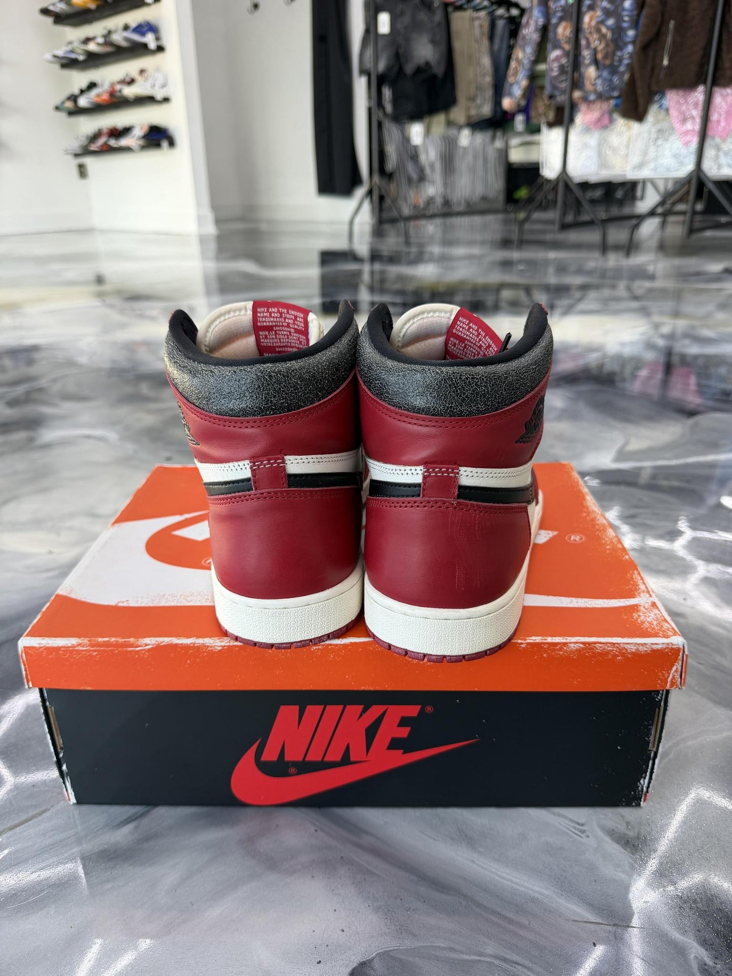Jordan 1 "Lost & Found" Used Size 12