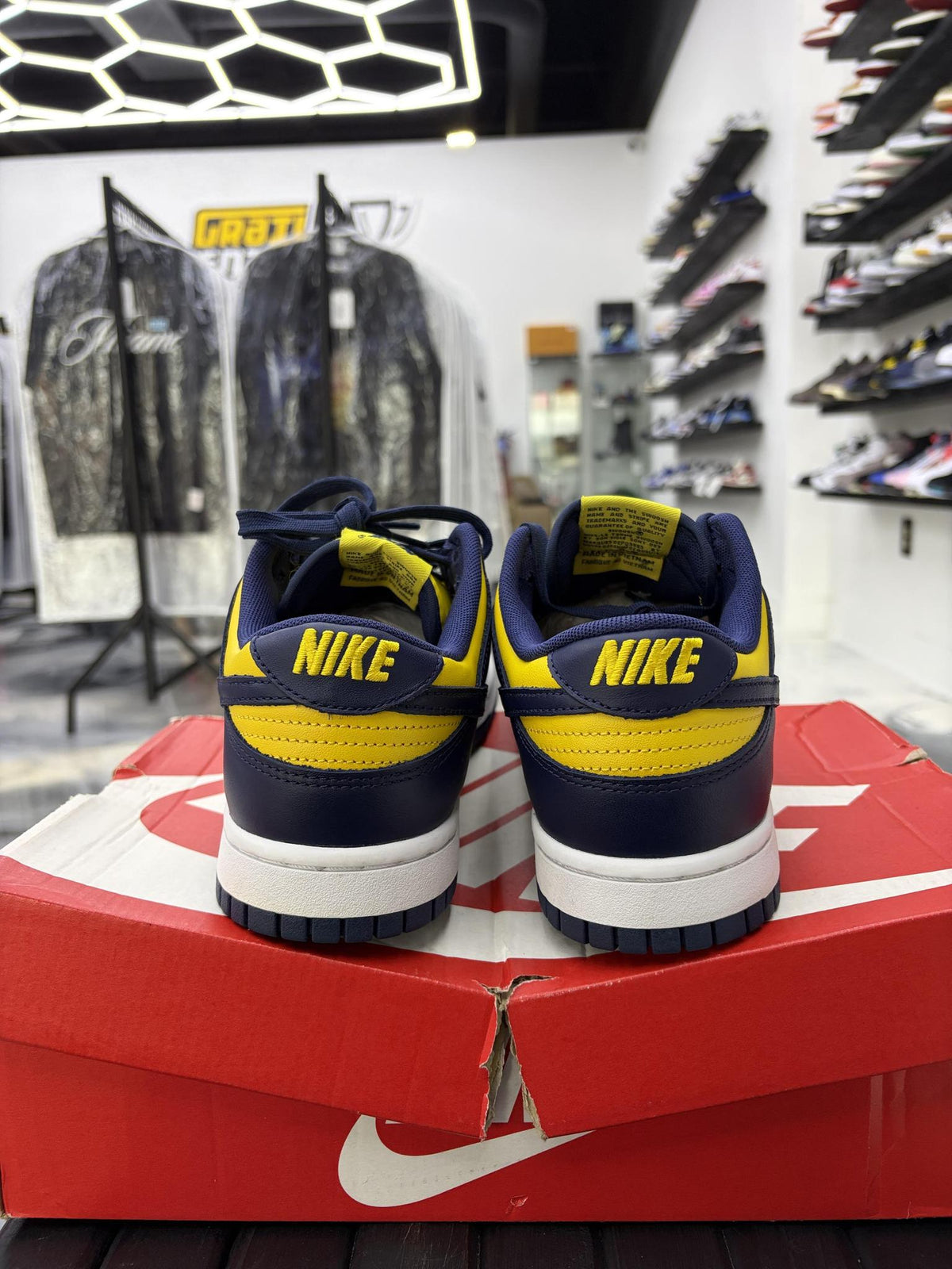 Nike Dunk Low "Michigan" Used Size 8.5