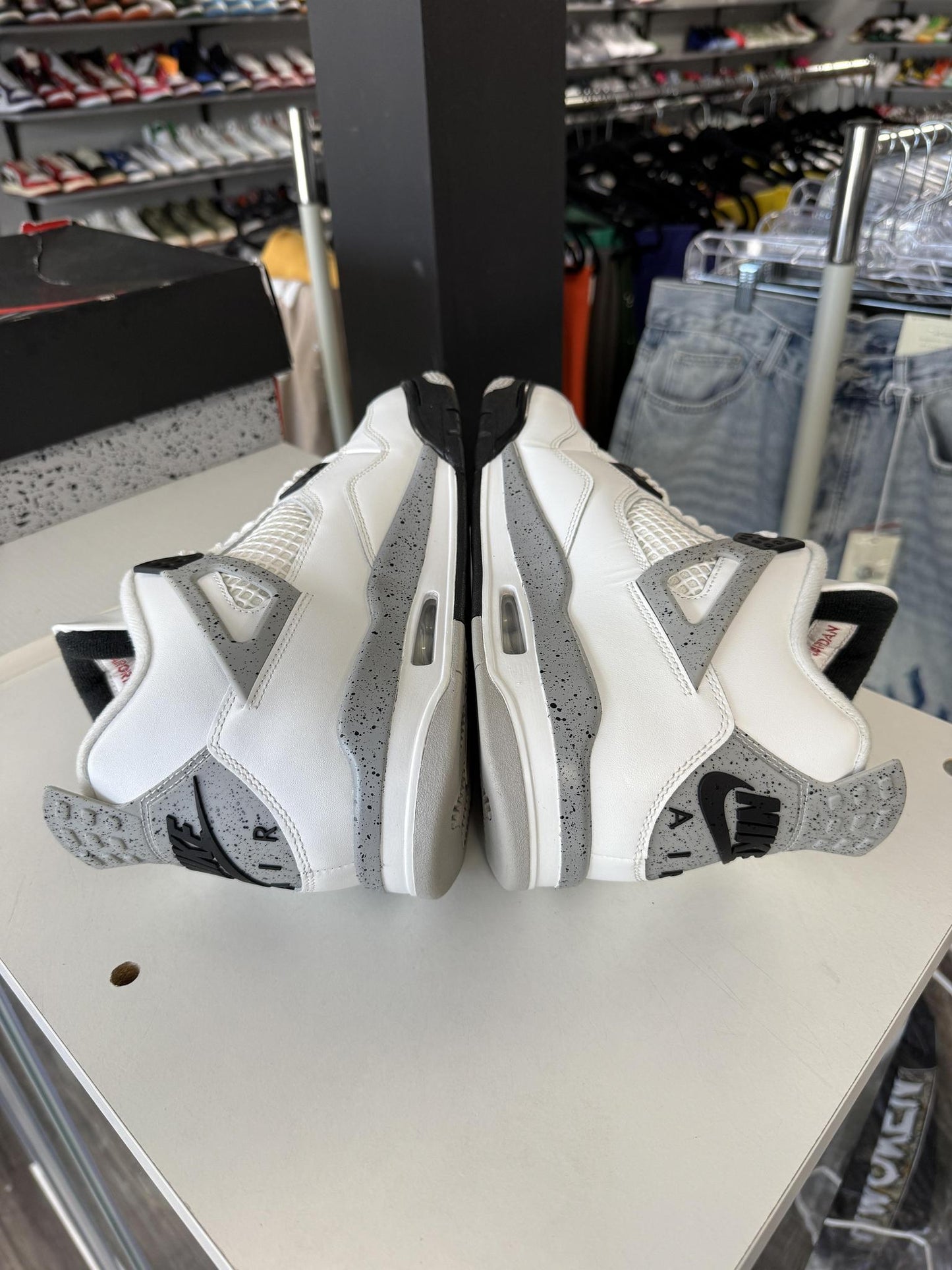 Jordan 4 "White Cement" Used Size 11.5