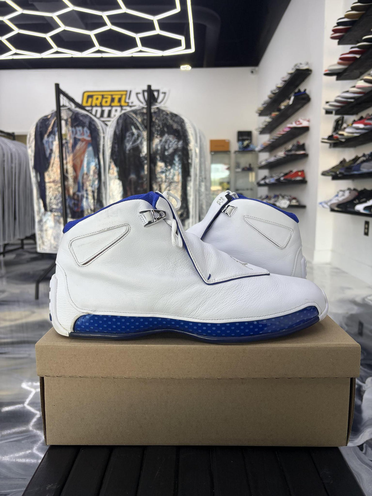 Jordan 18 "Sport Royal" Used Size 14