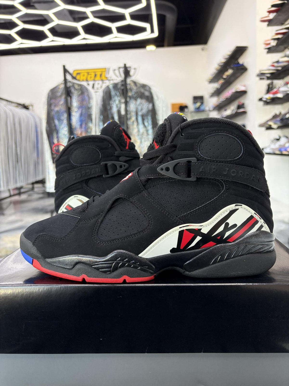 Jordan 8 "Playoff" Used Size 9