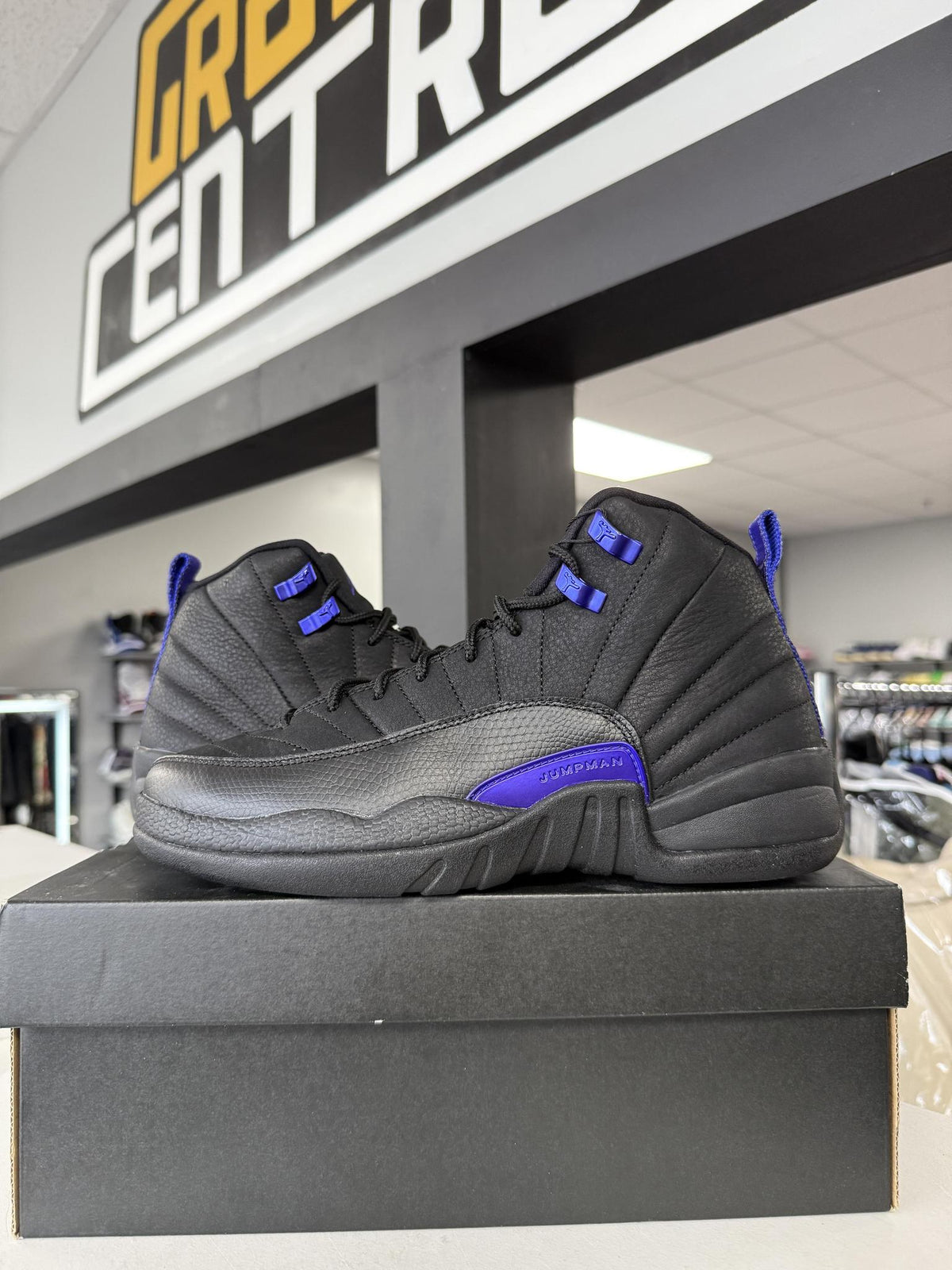 Jordan 12 "Dark Concord" Used Size 7Y/8.5W