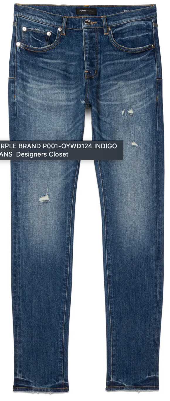 Purple P001 Skinny Vintage "Indigo"