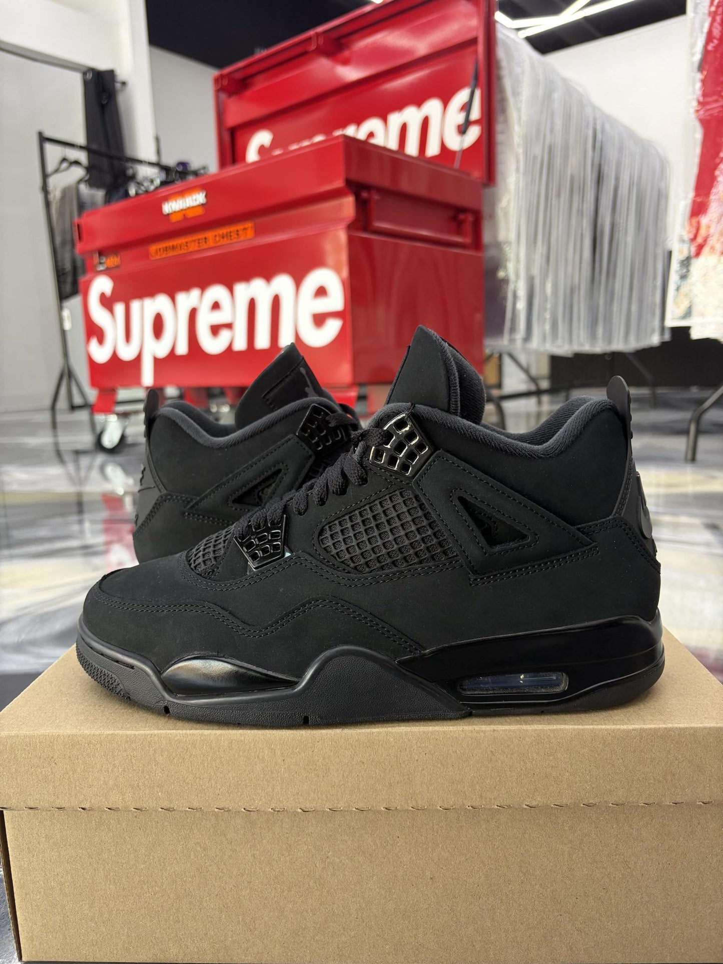Jordan 4 "Black Cat" Used Size 10.5
