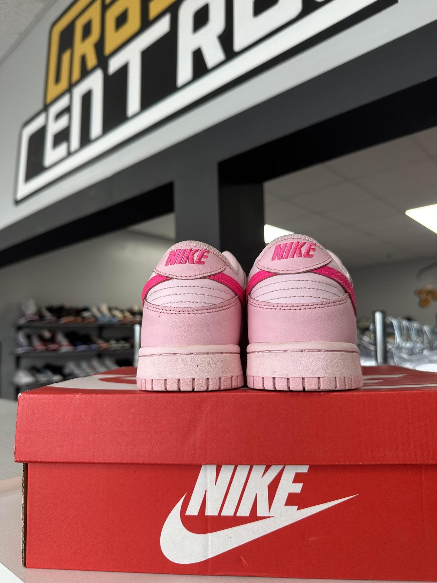 Nike Dunk Low "Triple Pink" Size 7Y/8.5W