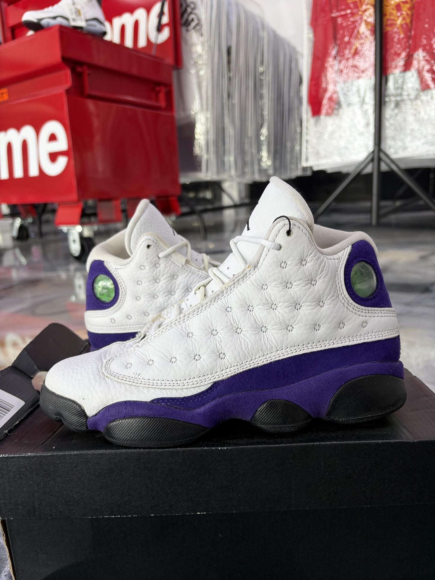 Jordan 13 "Court Purple" Used Size 5.5Y/7W