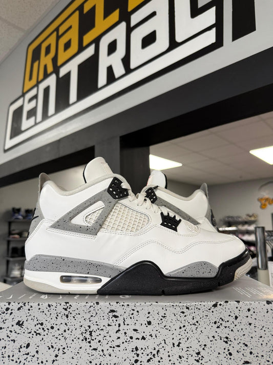 Jordan 4 "White Cement" Used Size 11