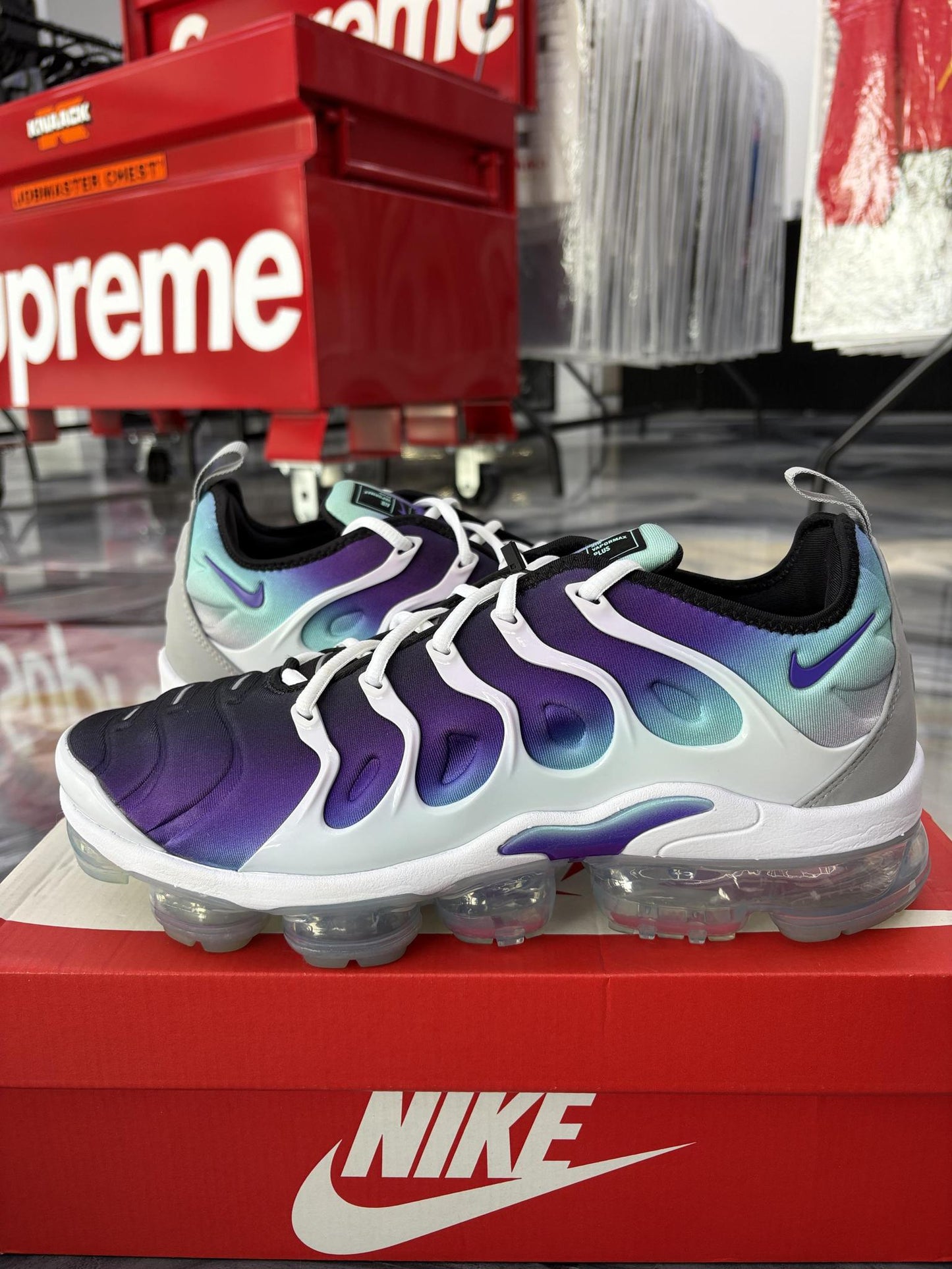 Nike Vapormax Plus "Grape Ice" Used Size 11