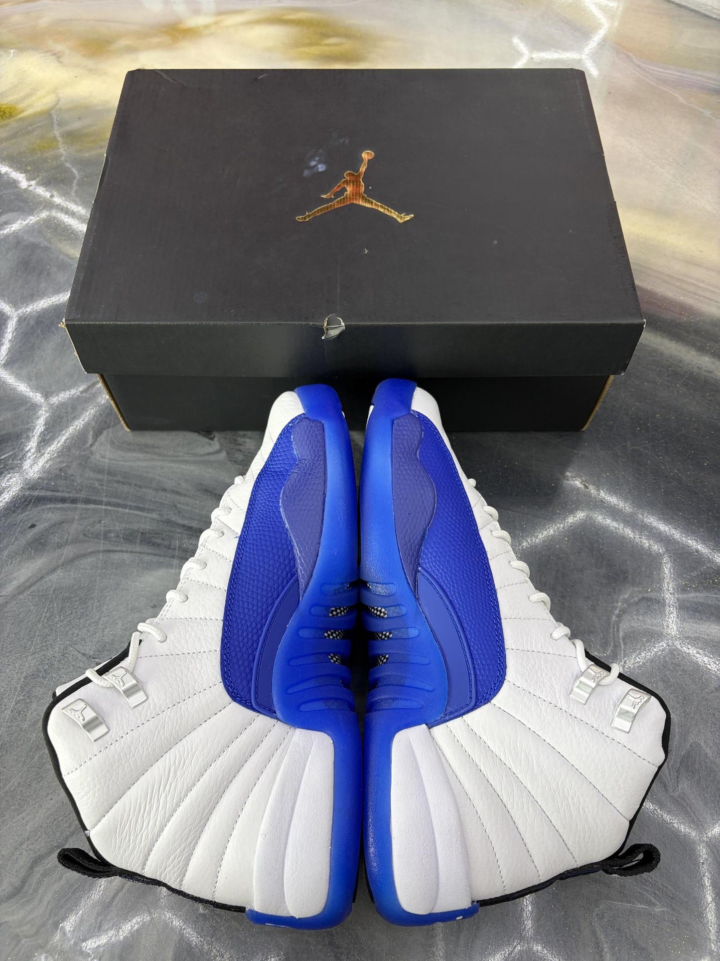 Jordan 12 "Blueberry" Used Size 7Y/8.5W