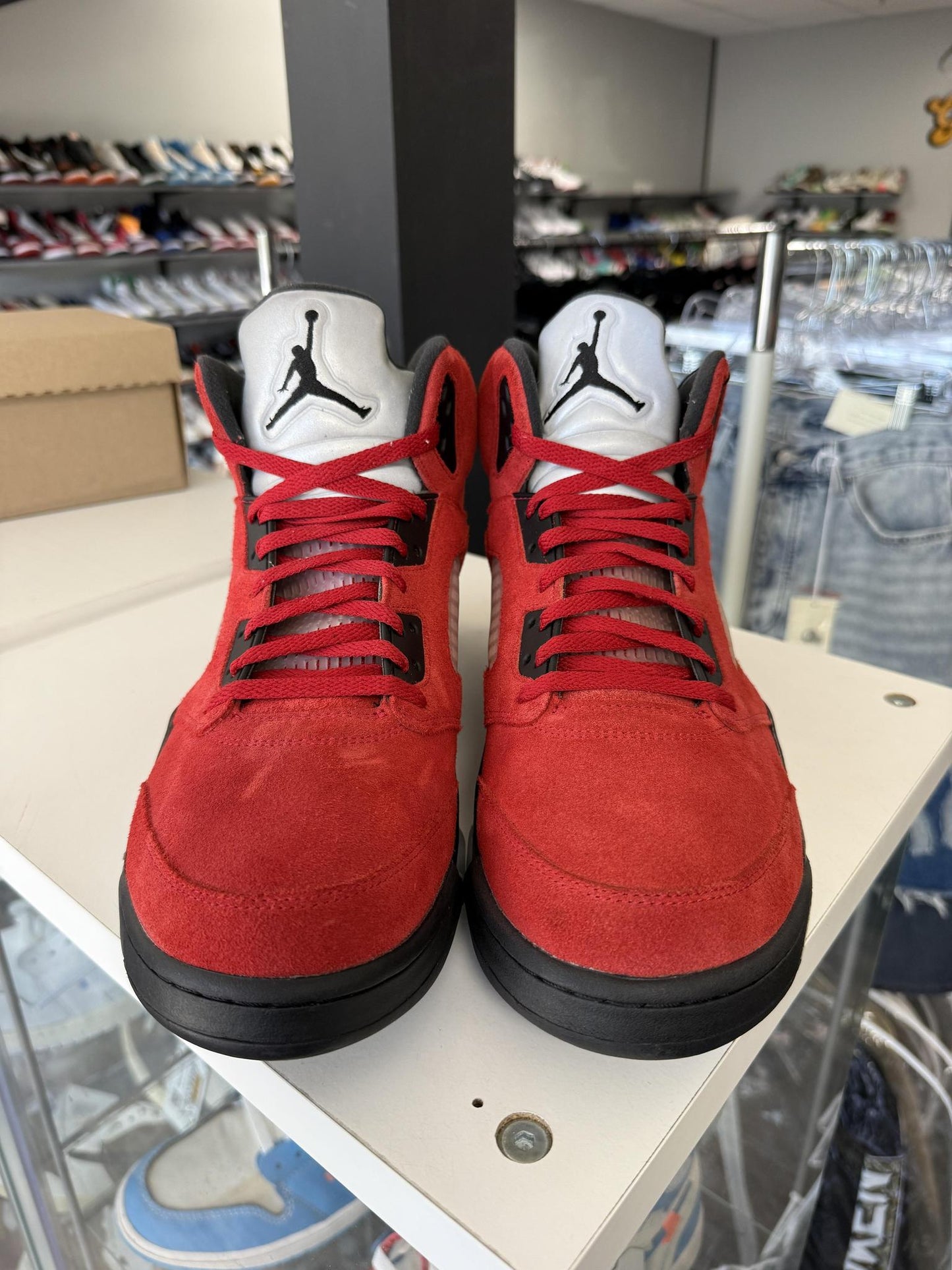 Jordan 5 "Raging Bull" Used Size 14