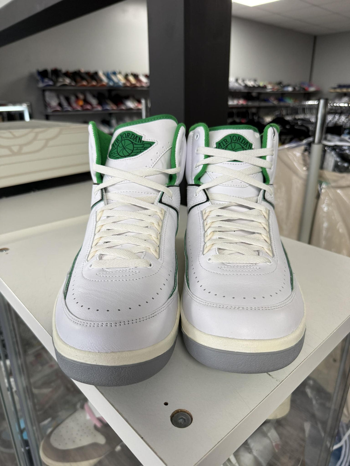 Jordan 2 "Lucky Green" Used Size 13