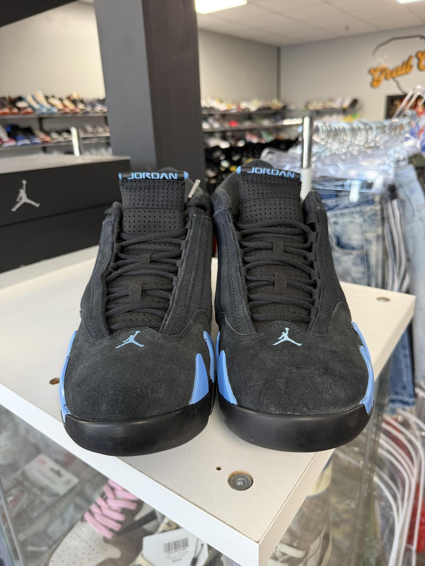 Jordan 14 "University Blue" Used Size 13