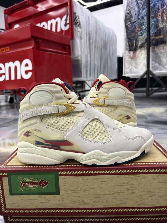 Jordan 8 "Solefly" Used Size 9
