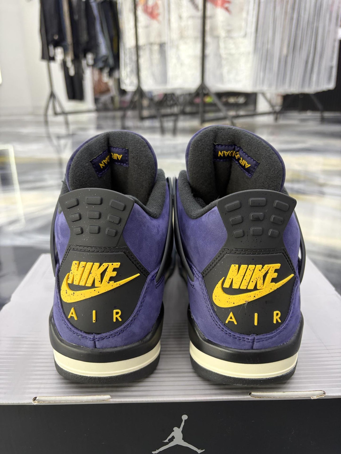 Jordan 4 "Lakers" Used Size 6.5Y/8W