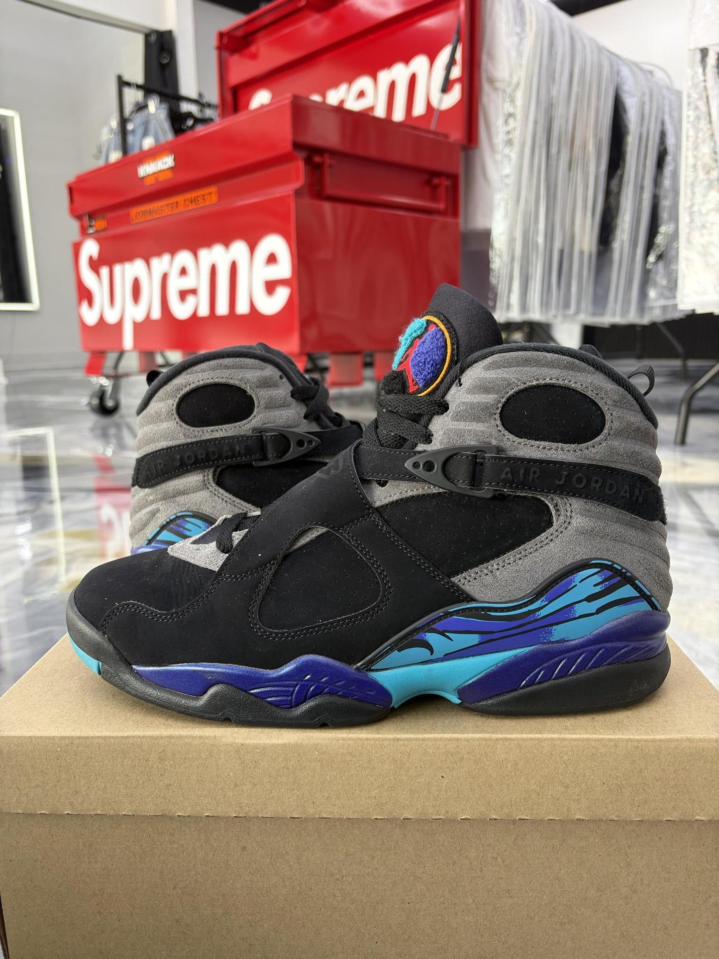 Jordan 8 "Aqua" Used Size 10.5