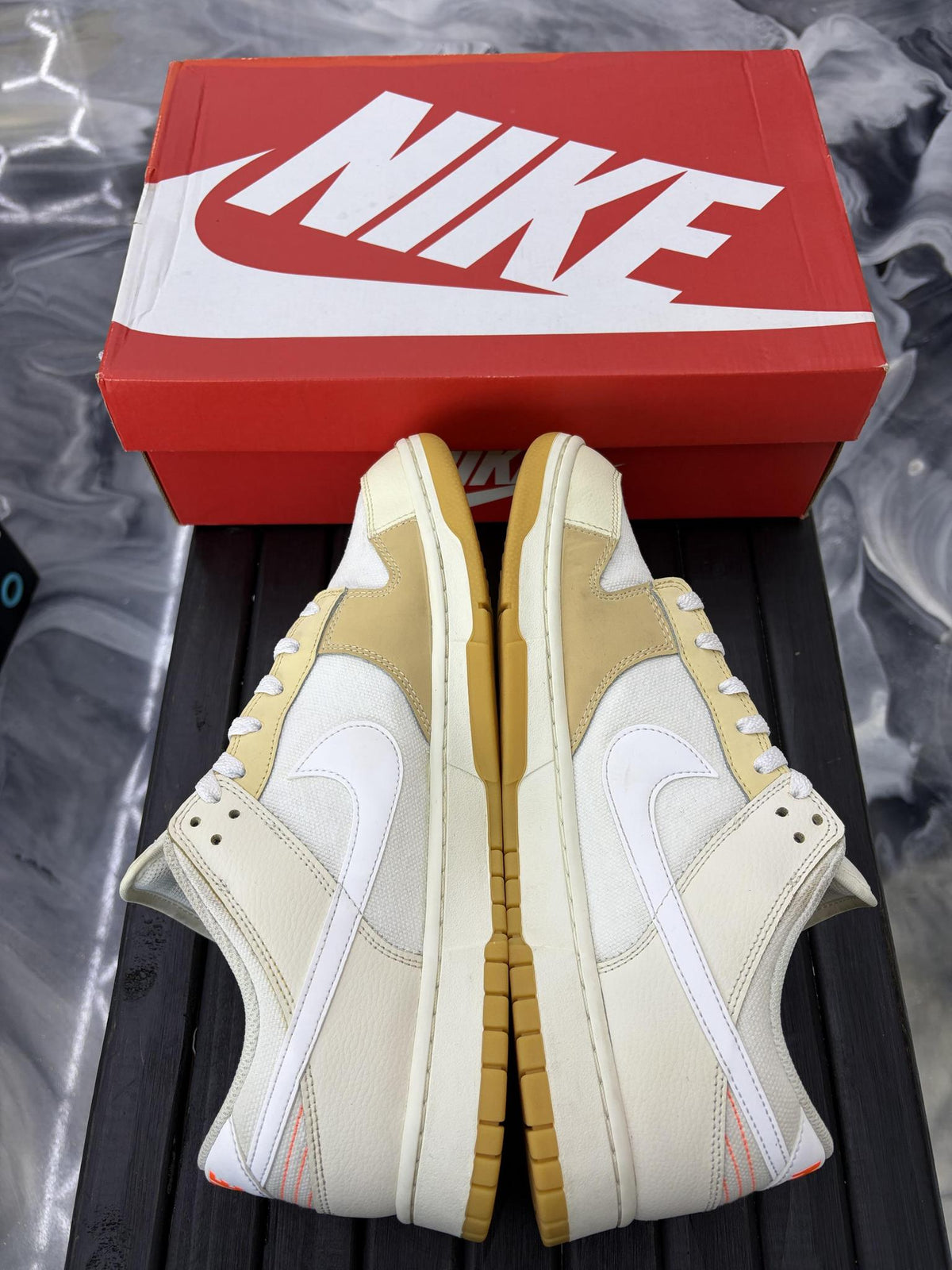 Nike Dunk Low "Patchwork" Used Size 12