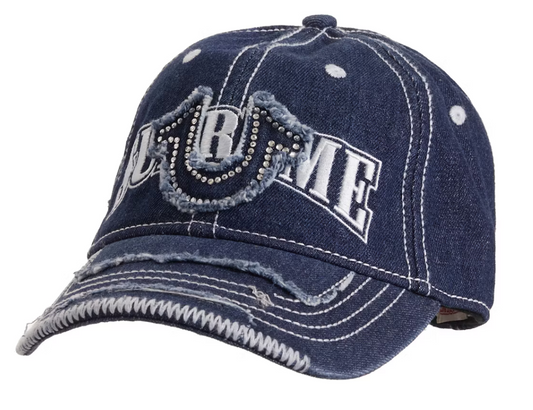 Supreme x True Religion 6 Panel Hat "Denim"