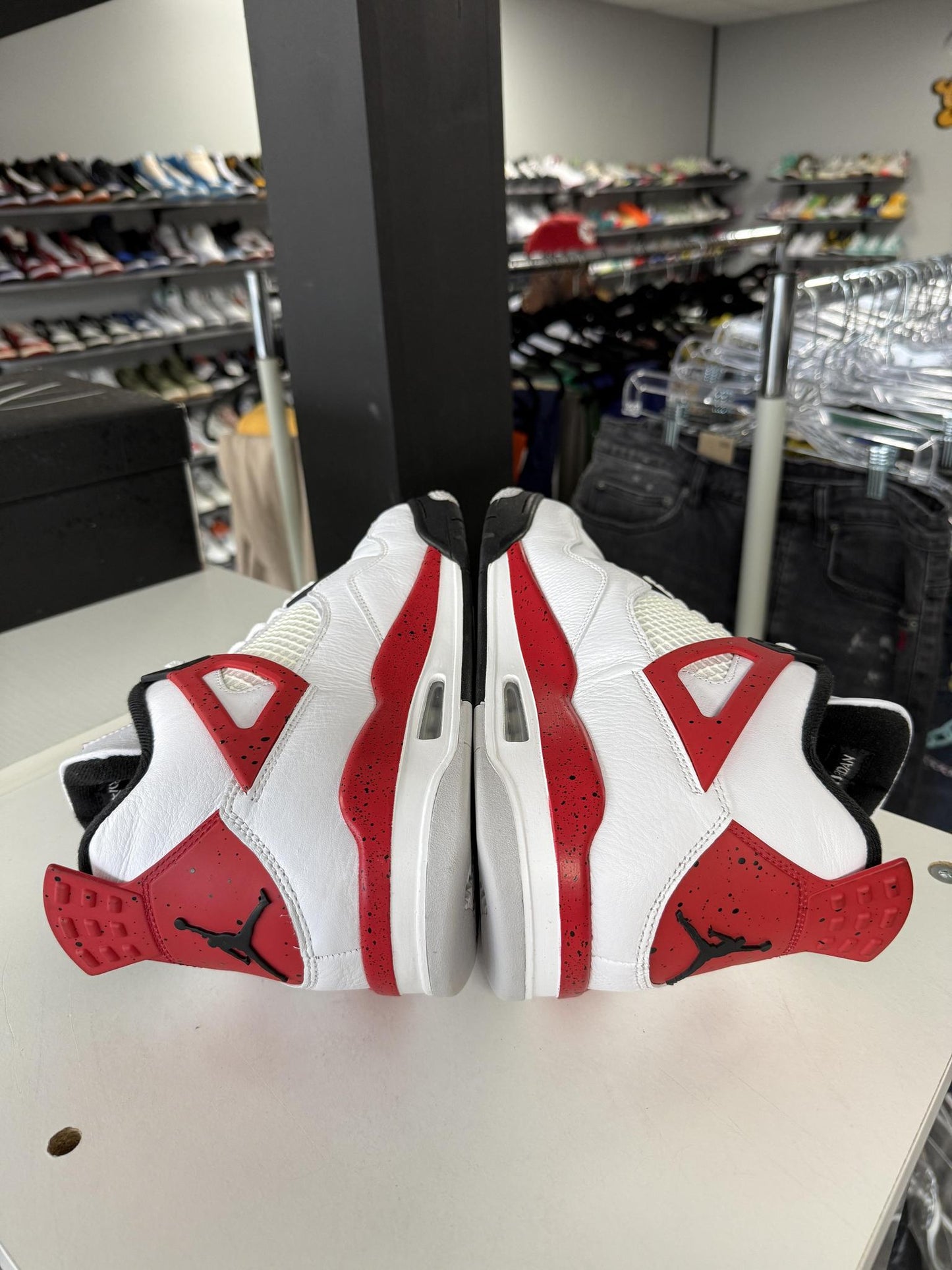 Jordan 4 "Red Cement" Used Size 12.5
