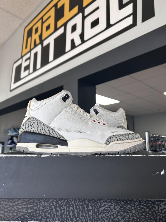 Jordan 3 "White Cement Reimagined" Used Size 9