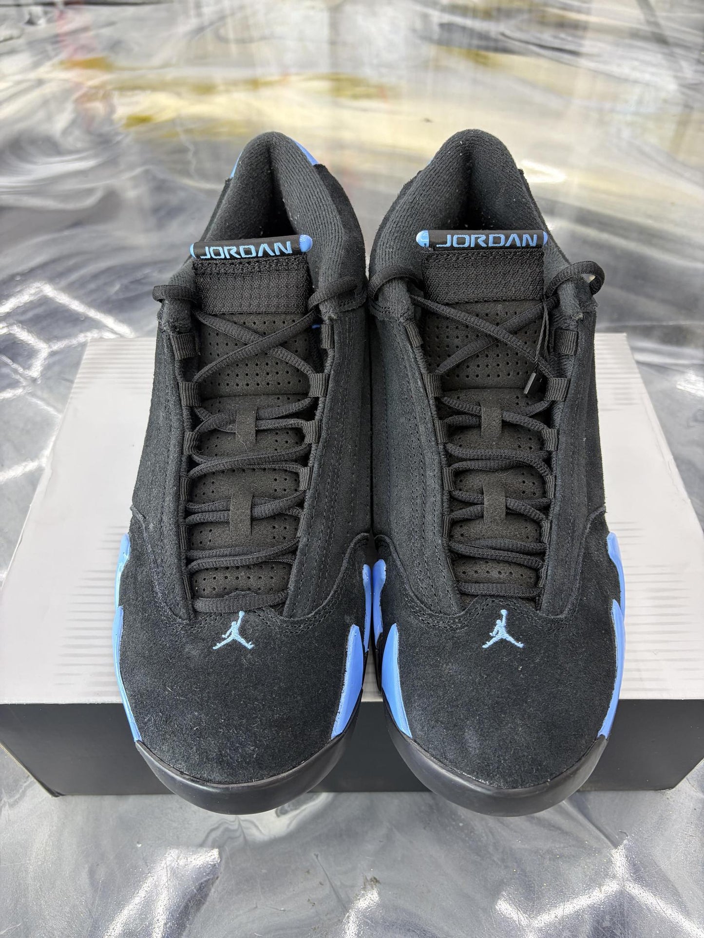 Jordan 14 "University Blue" Used Size 11.5
