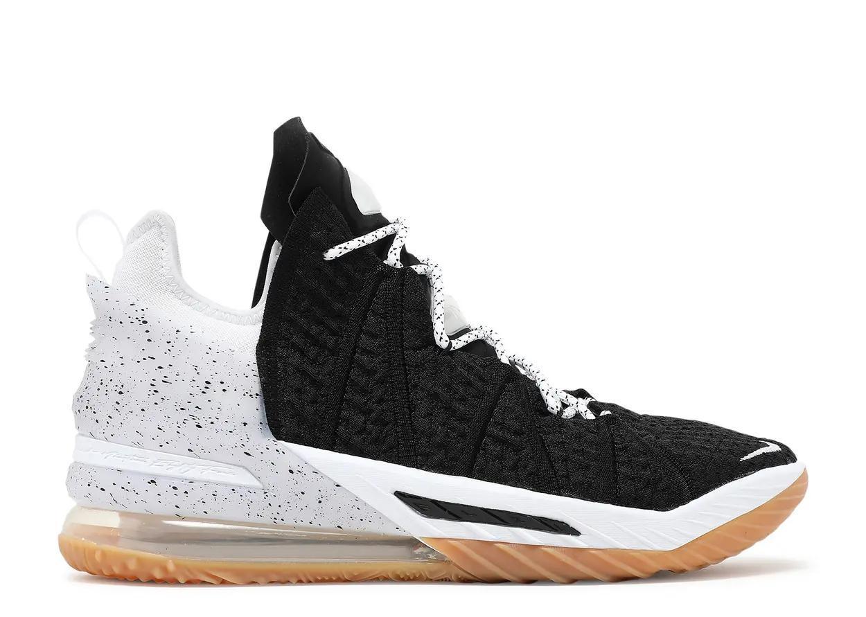 Lebron 18 "Black White Gum"