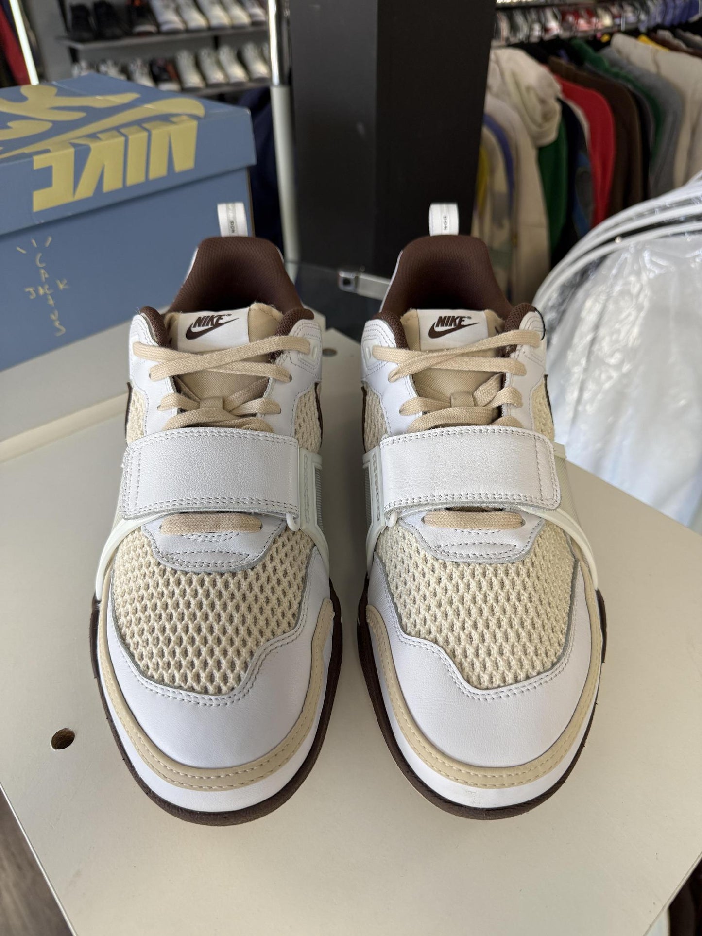 Nike Zoom Field Jaxx "Light Chocolate" Used Size 13