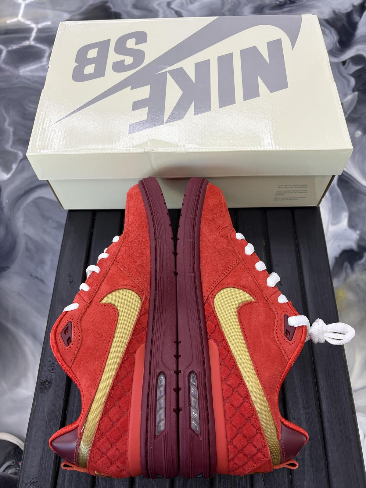 Nike Paul Rodriguez Zoom Low "Habanero Red" Used Size 9.5