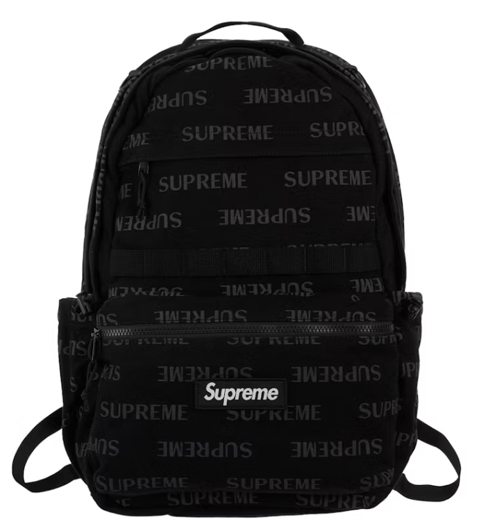 Supreme Logo Backpack (FW26) "Black"