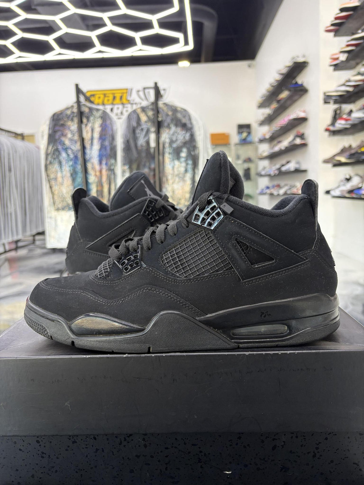 Jordan 4 "Black Cat 2020" Used Size 11