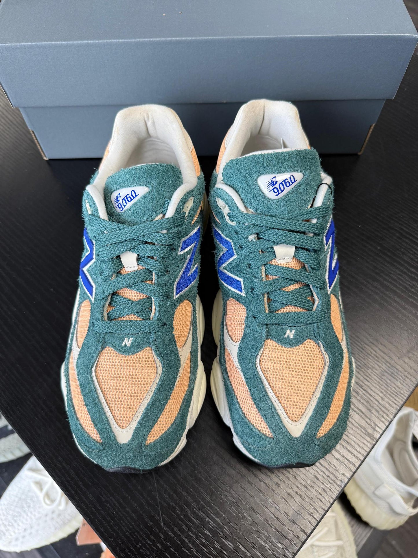 New Balance 9060 "Spruce Peach" Used Size 6.5Y/8W