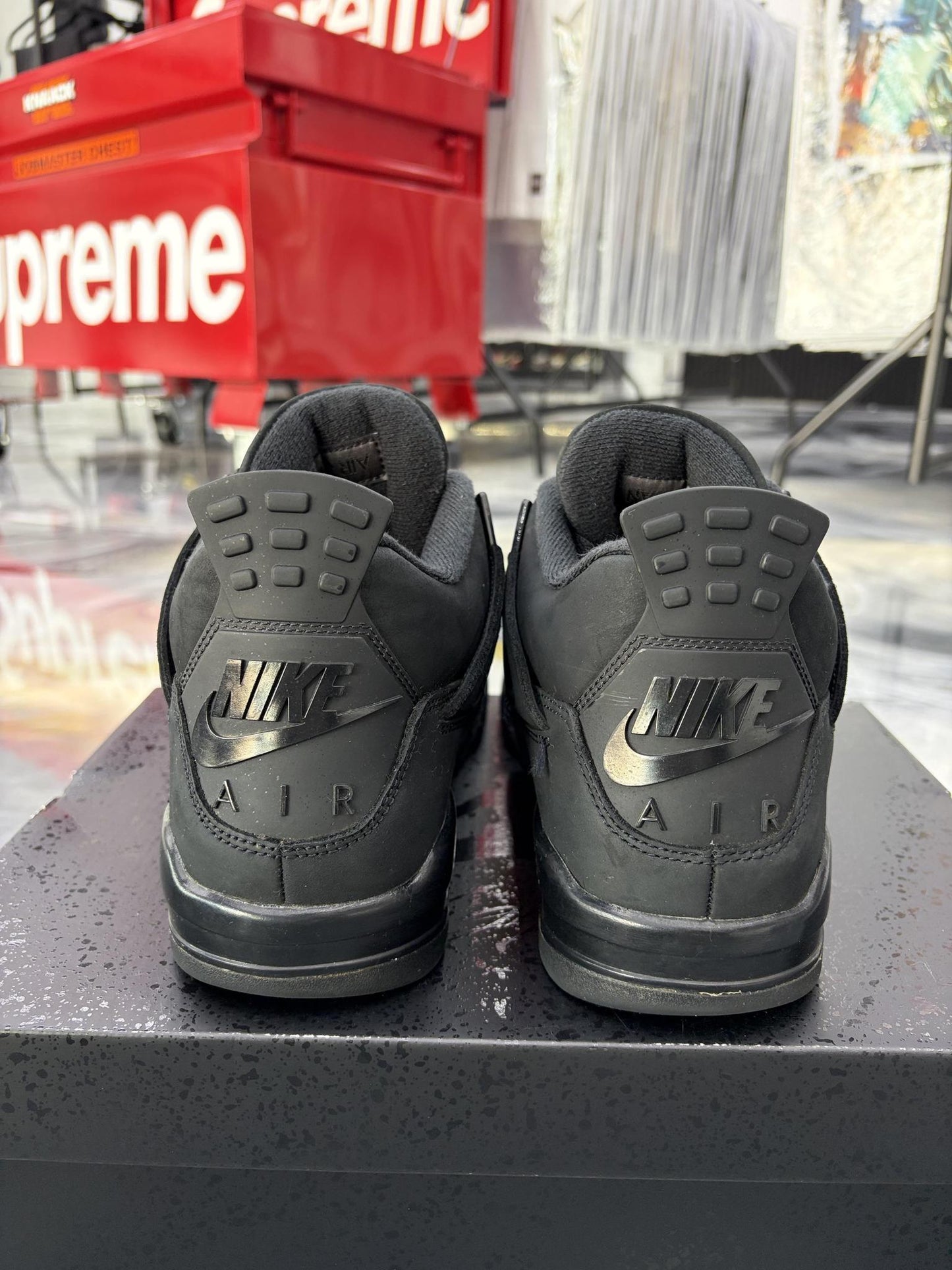 Jordan 4 "Black Cat" Used Size 11.5
