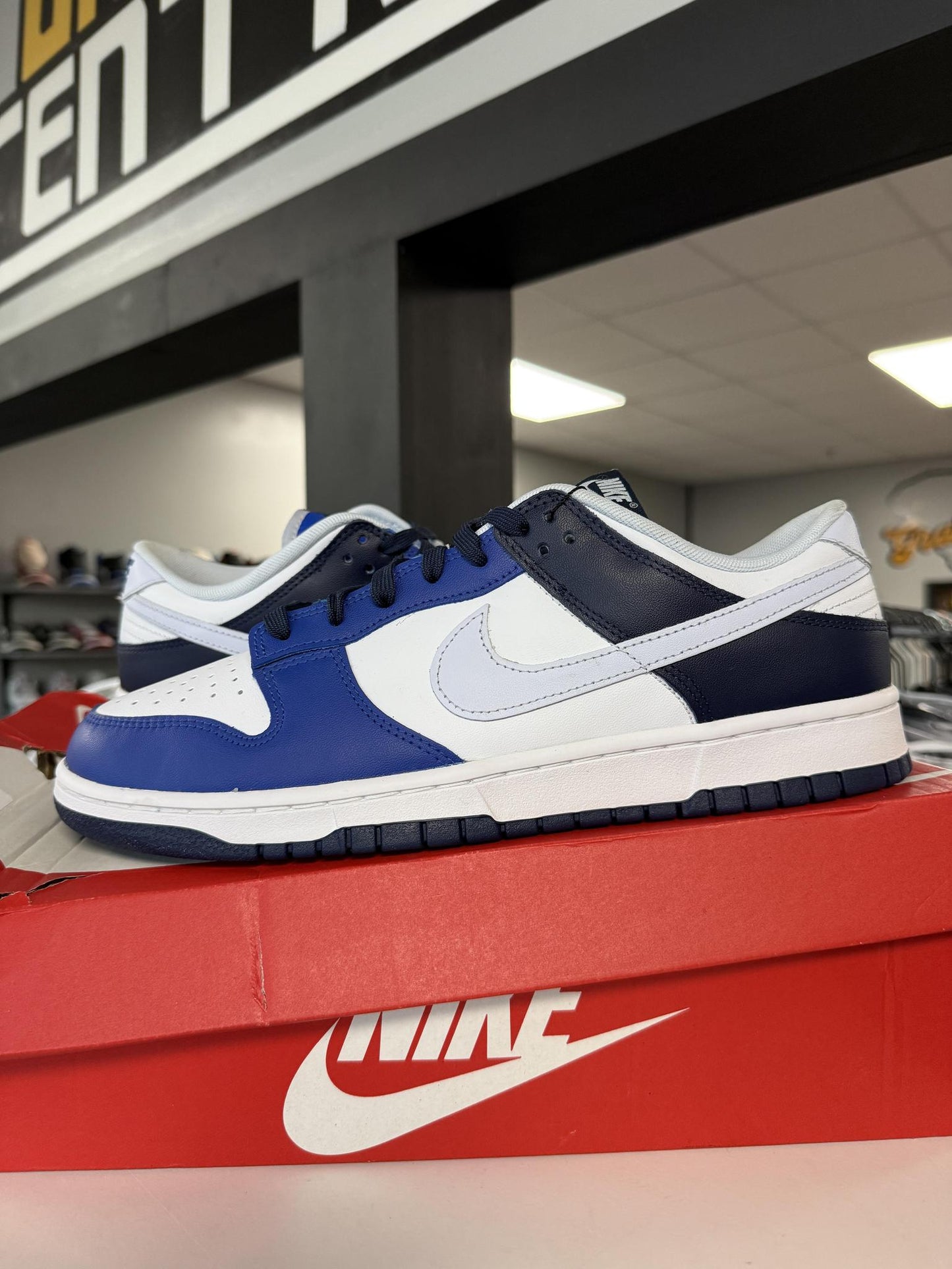 Nike Dunk Low "Grey Game Royal" Used Size 12
