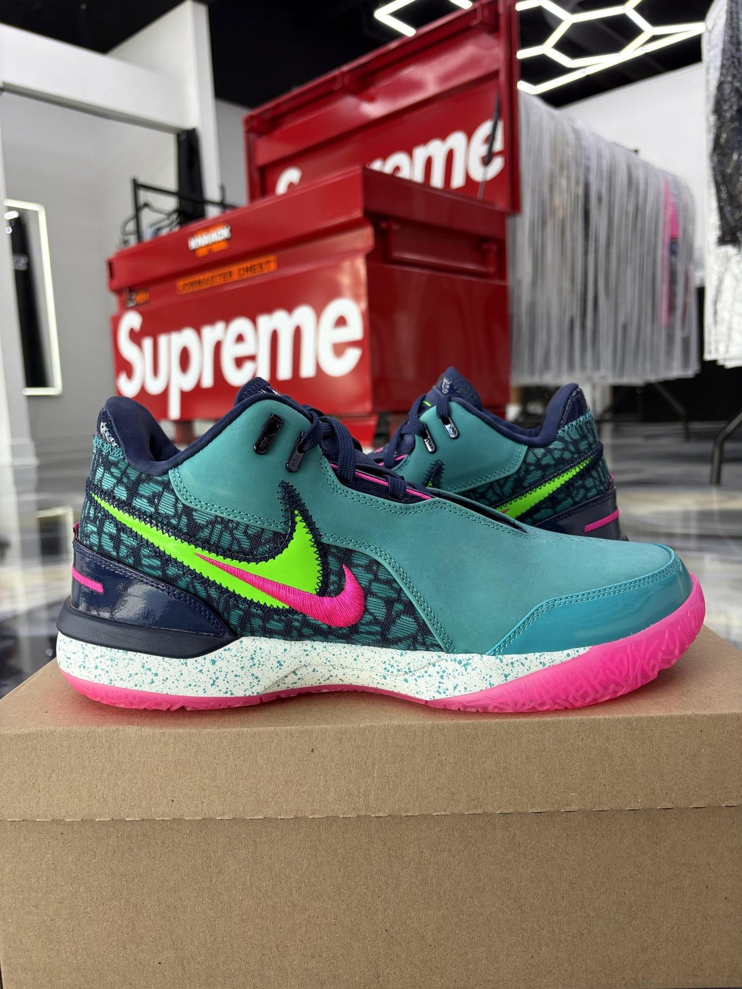 Nike Zoom Lebron NXXT Gen "South Beach" Used Size 10