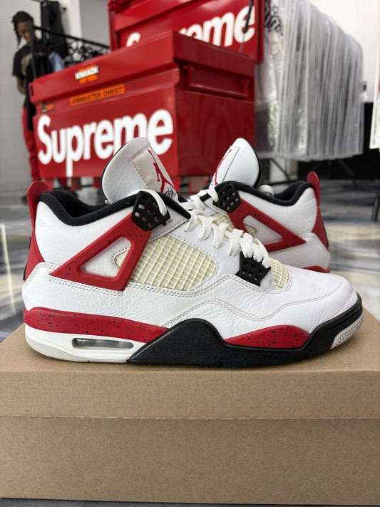Jordan 4 "Red Cement" Used Size 10