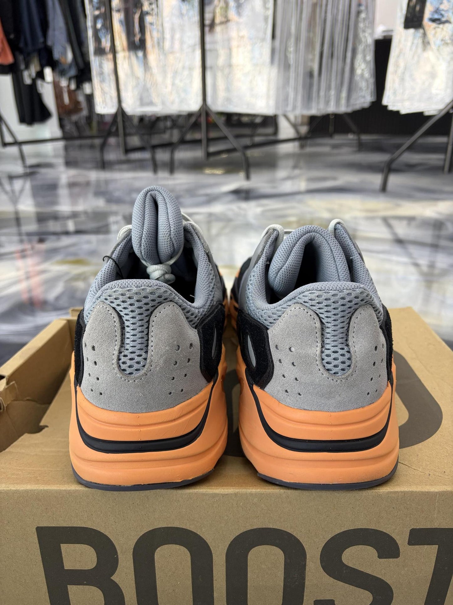 Yeezy 700 "Wash Orange" Used Size 14.5