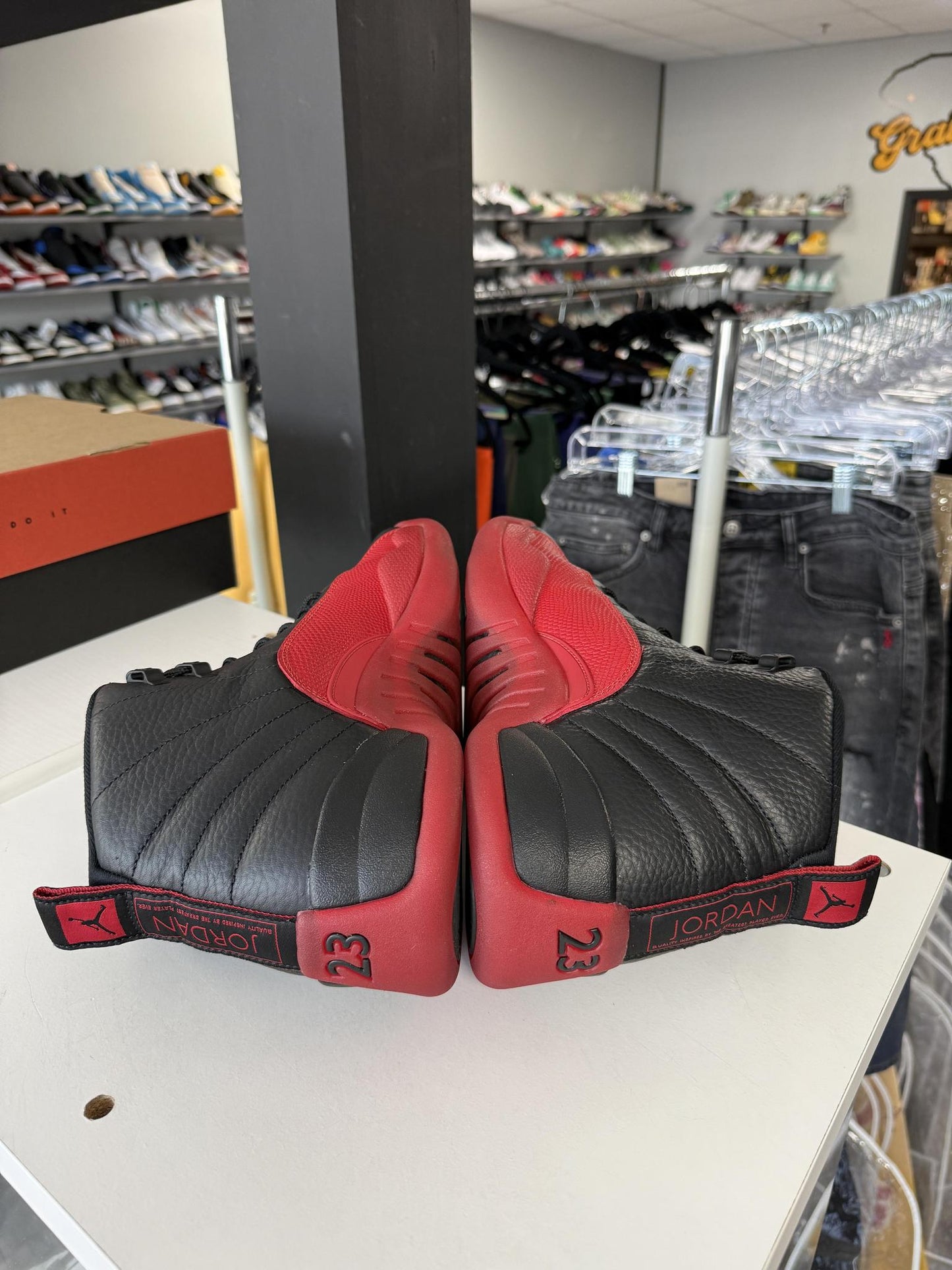 Jordan 12 Flu Game Used Size 12.5