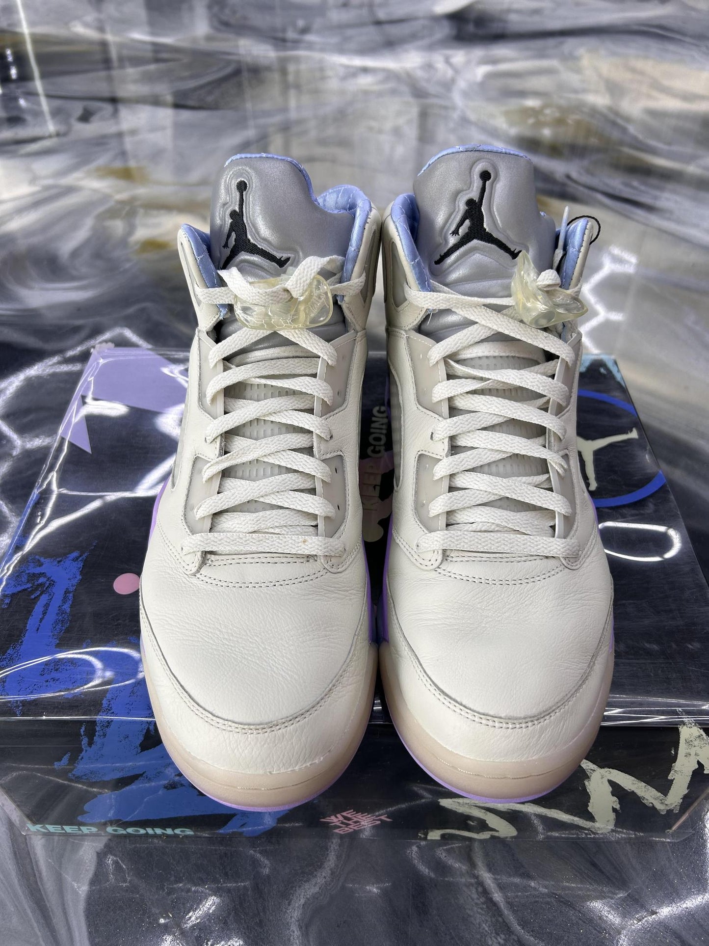 Jordan 5 We The Best "Sail" Used Size 13