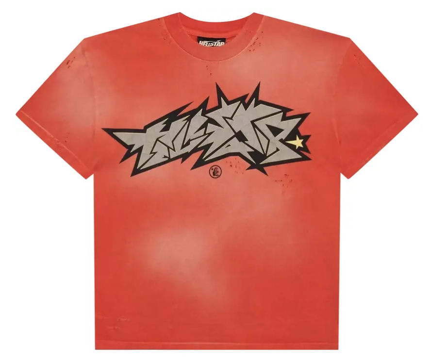 Hellstar Tee "Cracked Logo Red"
