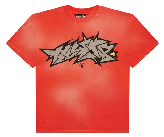 Hellstar Tee "Cracked Logo Red"